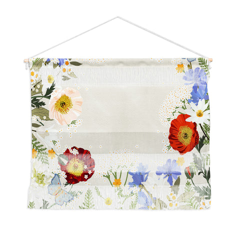 Iveta Abolina Summer Blooms Soft Sage Wall Hanging Landscape