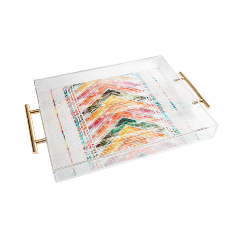 Iveta Abolina Sun Kissed Chevron Acrylic Tray