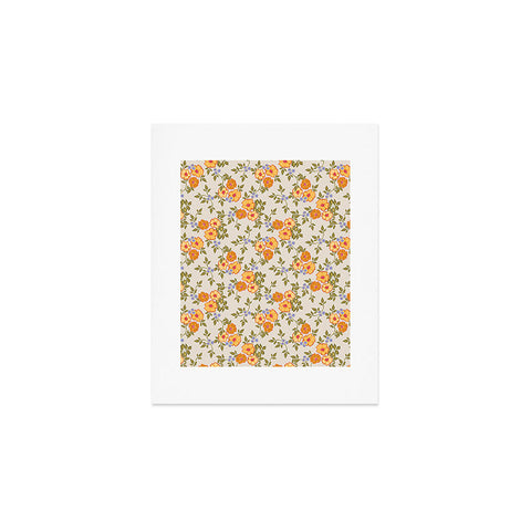 Iveta Abolina Sunny Florals Beige Art Print