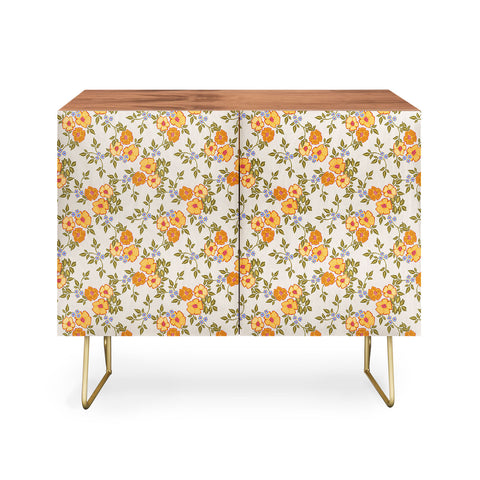 Iveta Abolina Sunny Florals Beige Credenza