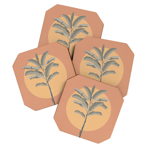 Iveta Abolina Sunrise Coral Coaster Set