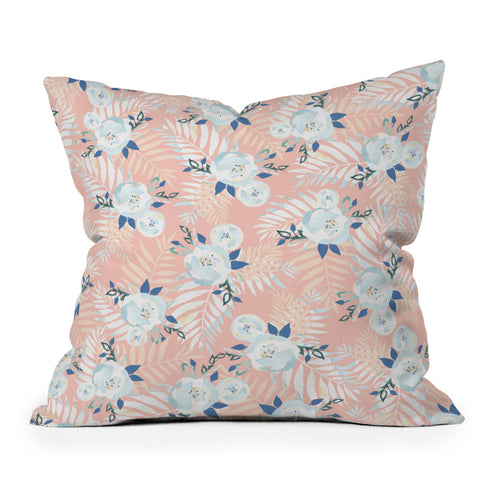 Iveta Abolina Sweet Stella Peach Outdoor Throw Pillow