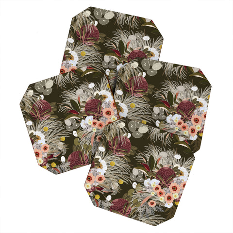 Iveta Abolina Teagan Pampas Grass Coaster Set