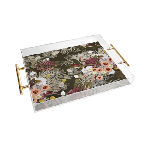 Iveta Abolina Teagan Pampas Grass Acrylic Tray
