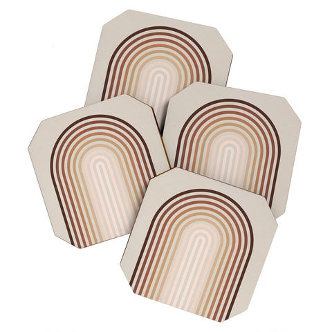Iveta Abolina Terra Ombre Arches Coaster Set