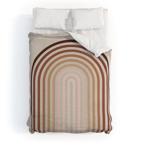 Iveta Abolina Terra Ombre Arches Duvet Cover