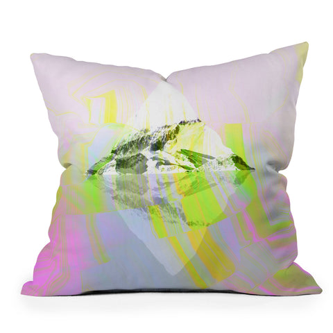 Iveta Abolina Tropical Iceberg Outdoor Throw Pillow