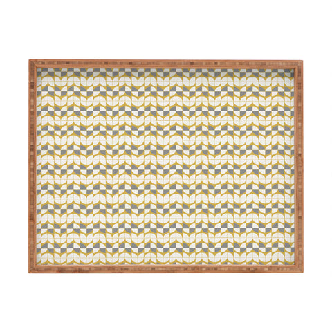 Iveta Abolina Tulip Tile Dijon Rectangular Tray
