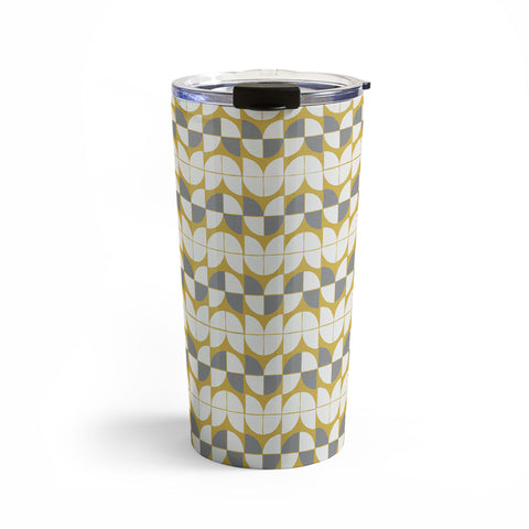 Iveta Abolina Tulip Tile Dijon Travel Mug