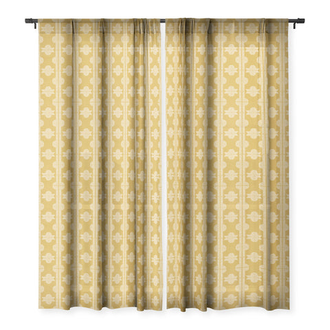 Iveta Abolina Vertical Dijon Sheer Window Curtain