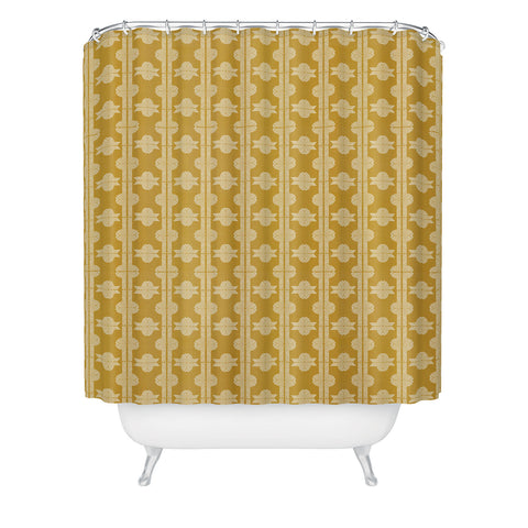 Iveta Abolina Vertical Dijon Shower Curtain