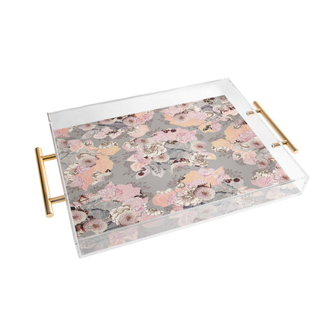 Iveta Abolina Vintage Dalia Acrylic Tray