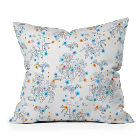 Iveta Abolina Vintage Garden Outdoor Throw Pillow