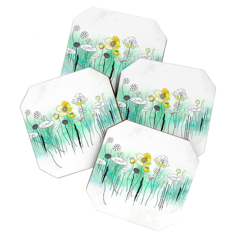 Iveta Abolina Watercress Pond Coaster Set