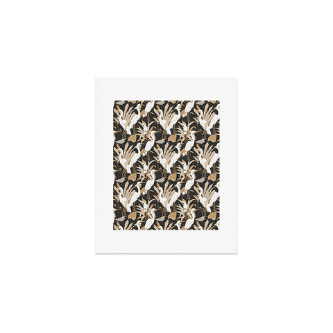 Iveta Abolina White Cranes Cockatoo Art Print