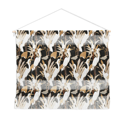 Iveta Abolina White Cranes Cockatoo Wall Hanging Landscape