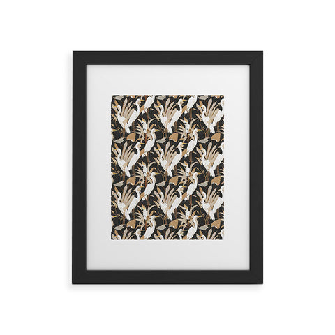 Iveta Abolina White Cranes Cockatoo Framed Art Print