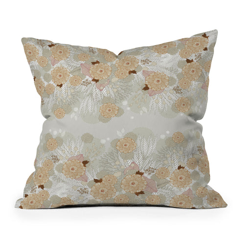 Iveta Abolina White Frost Outdoor Throw Pillow