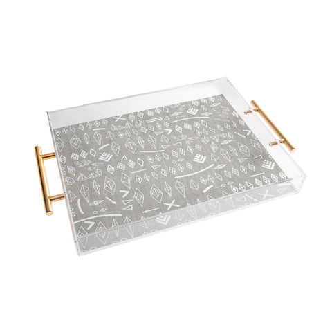 Iveta Abolina White Morning Acrylic Tray