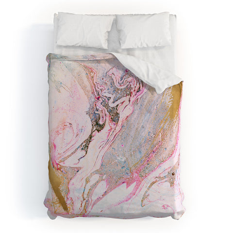 Iveta Abolina Winter Marble Duvet Cover