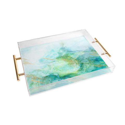 Iveta Abolina Winter Marble II Acrylic Tray