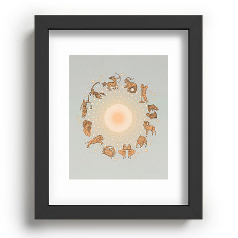 Iveta Abolina Zodiac Sun Recessed Framing Rectangle