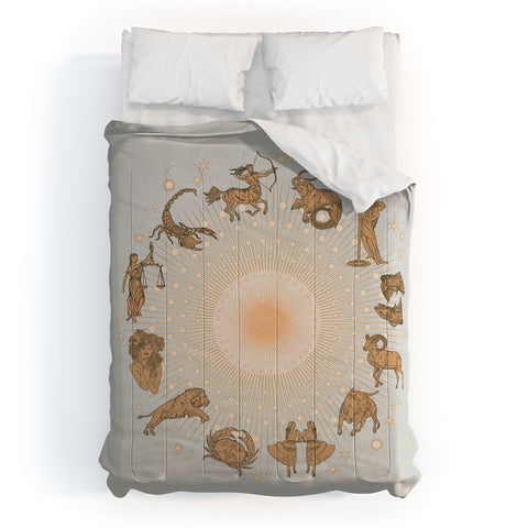 Iveta Abolina Zodiac Sun Comforter