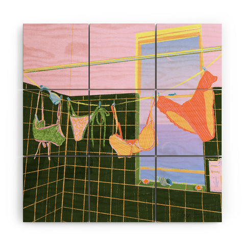 Izzy Lawrence Bikini I Wood Wall Mural