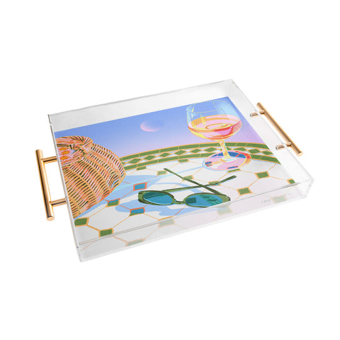 Izzy Lawrence Dream Drink Acrylic Tray