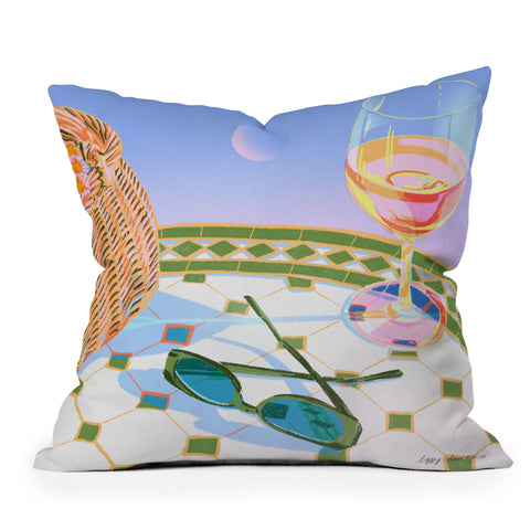 Izzy Lawrence Dream Drink Throw Pillow