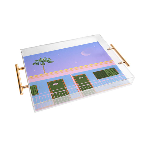 Izzy Lawrence Moonlit Motel Acrylic Tray