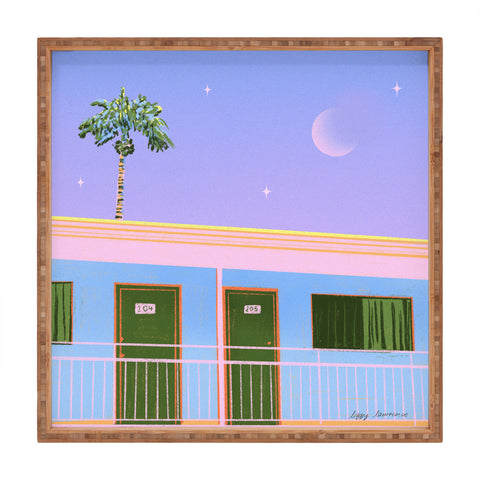 Izzy Lawrence Moonlit Motel Square Tray