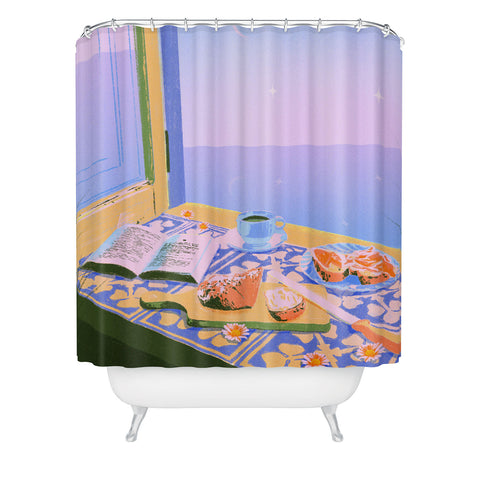Izzy Lawrence Tropical Dreaming Shower Curtain