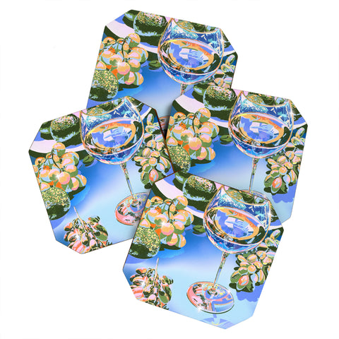 Izzy Lawrence Vino Coaster Set