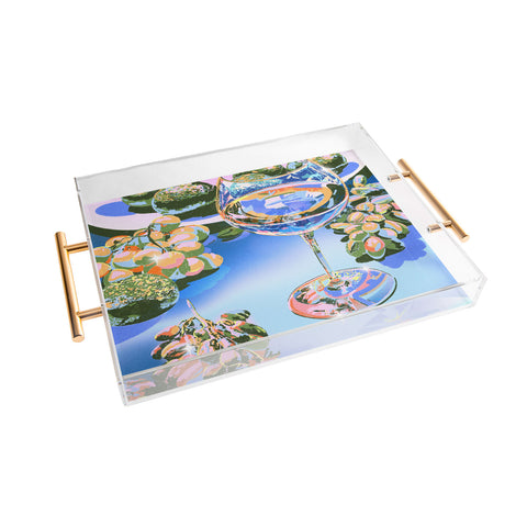 Izzy Lawrence Vino Acrylic Tray