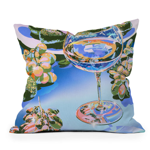 Izzy Lawrence Vino Throw Pillow