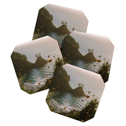 J. Freemond Visuals Golden Coast Coaster Set