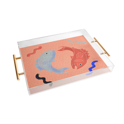 Jaclyn Caris Pisces 3 Acrylic Tray