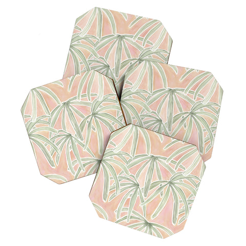 Jacqueline Maldonado Boho Palms Coaster Set
