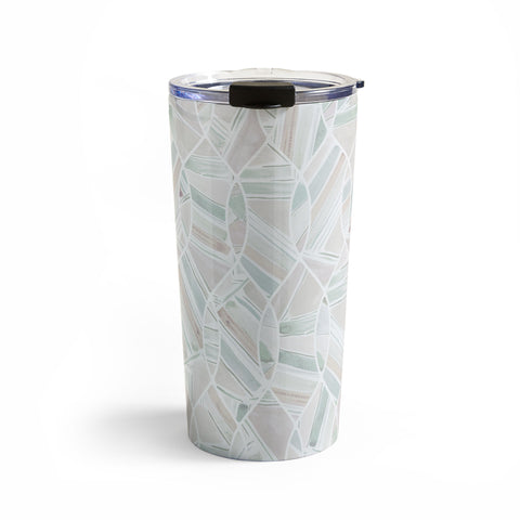 Jacqueline Maldonado Casual Geo Tile Light Travel Mug