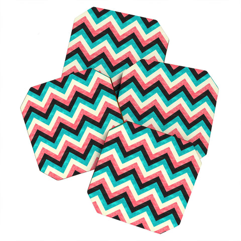 Jacqueline Maldonado Chevron Bold Coaster Set