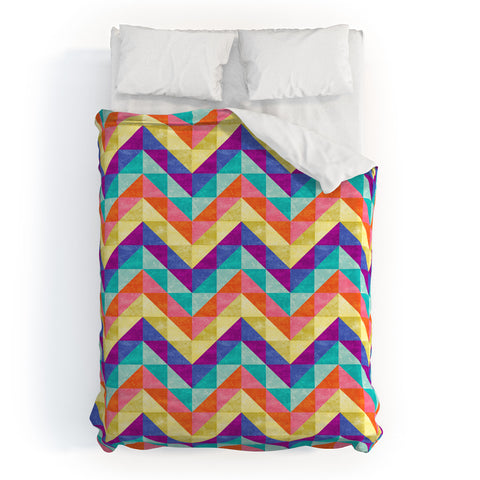 Jacqueline Maldonado Chevron Facet 1 Duvet Cover