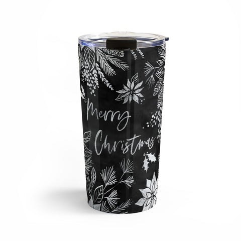 Jacqueline Maldonado Christmas Chalkboard Travel Mug