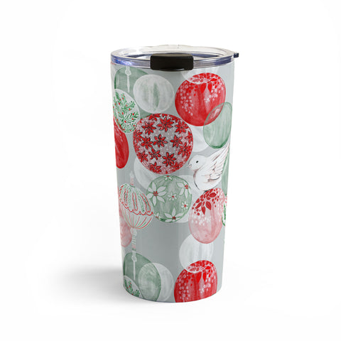Jacqueline Maldonado Christmas Dove Ornaments Travel Mug