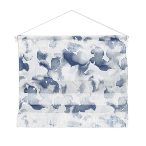 Jacqueline Maldonado Clouds Slate Blue Grey Wall Hanging Landscape