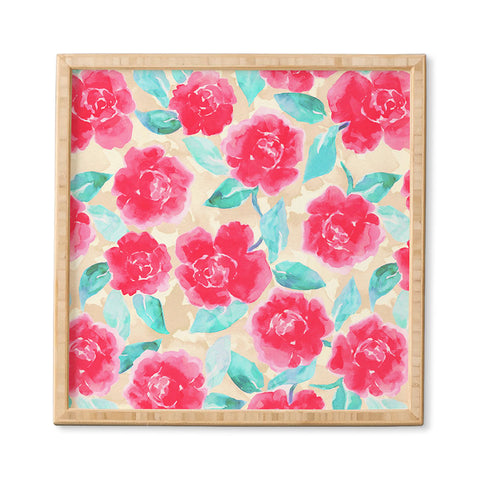 Jacqueline Maldonado Cottage Peonies Pink Framed Wall Art