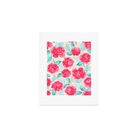 Jacqueline Maldonado Cottage Peonies Pink Art Print