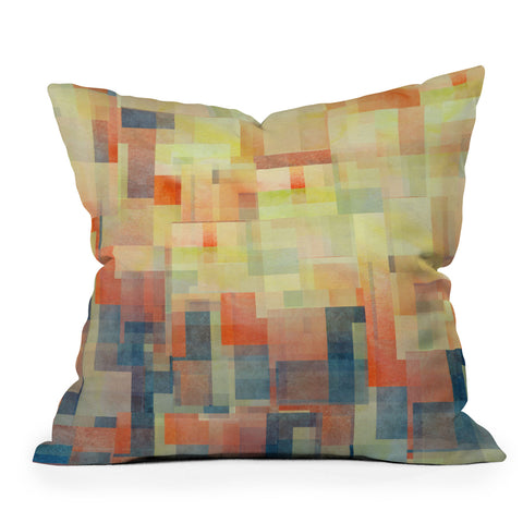 Jacqueline Maldonado Cubism Dream Outdoor Throw Pillow