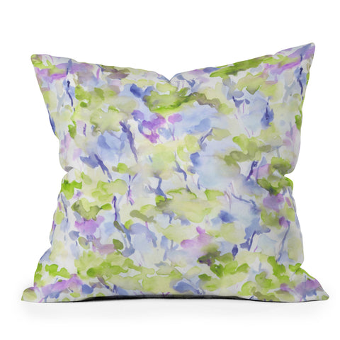 Jacqueline Maldonado Divine Feminine Green Outdoor Throw Pillow