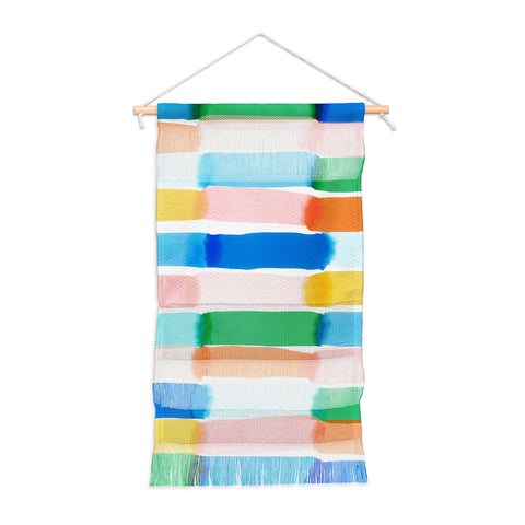 Jacqueline Maldonado Dreamy Watercolor Dashes Multi Wall Hanging Portrait